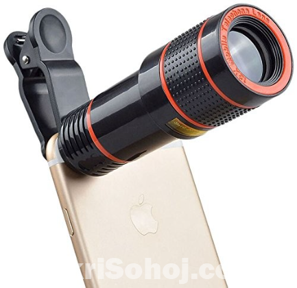 12x Telephoto Mobile Phone Optical Zoom Telescope Lens – Chg